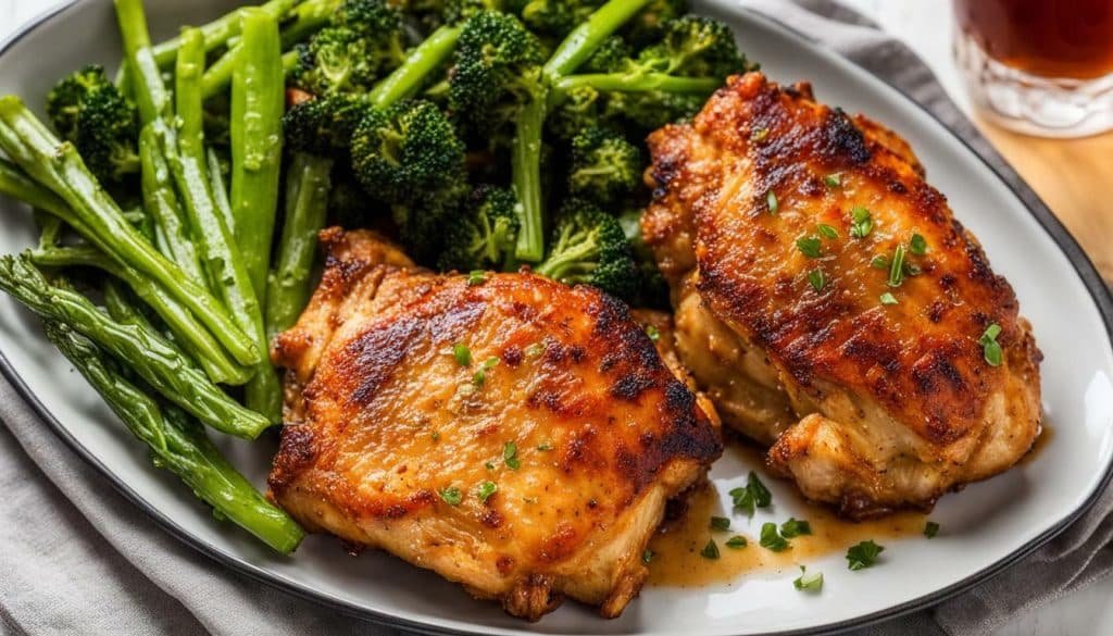 flavorful air fryer chicken thighs