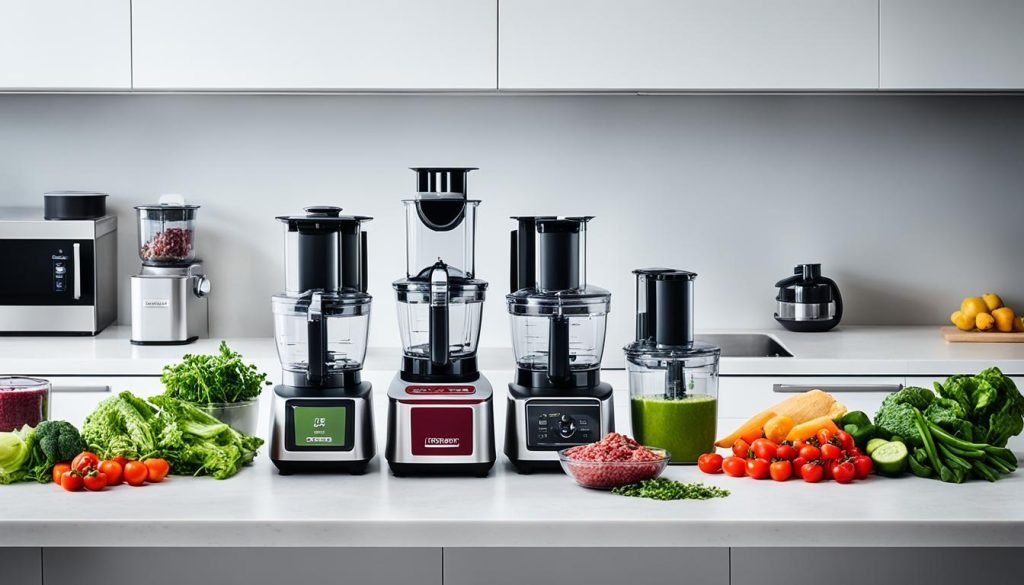 food processors and meat grinders