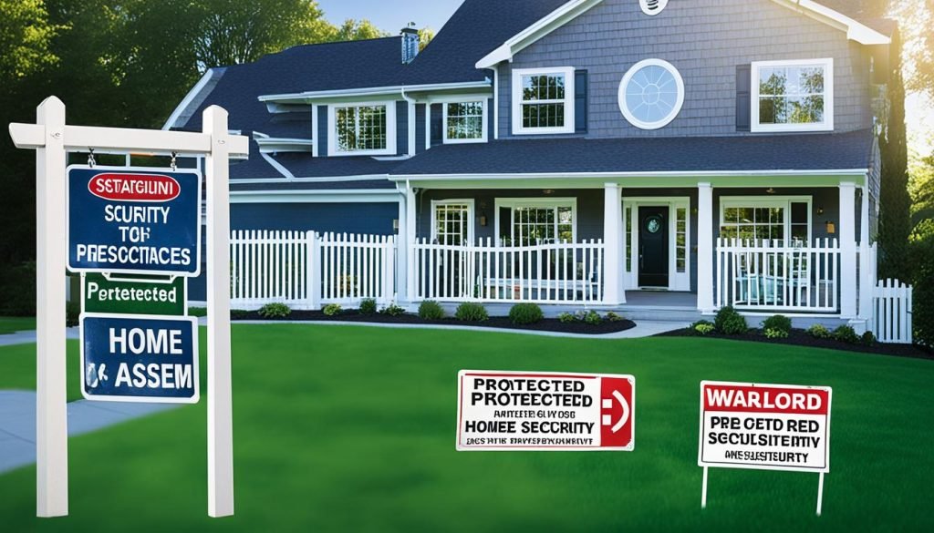 home security signs