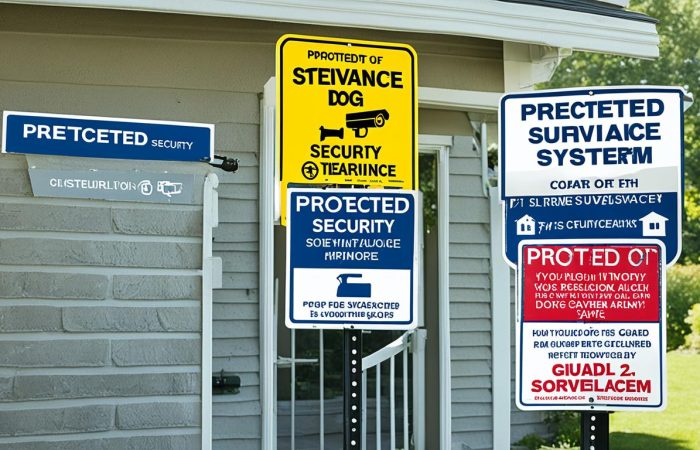 Home Security Signs – Protect Your Home with Visible Deterrents