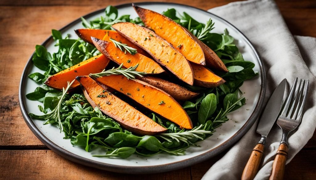 Healthy Air Fried Sweet Potatoes